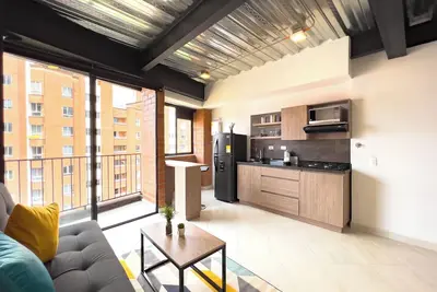 Image de Industrial architectured Apt in the heart of Laureles with beautiful valley view