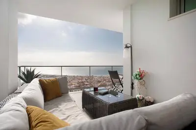 Image de Appartement 'Nazaré Dream View' avec vue sur la mer, piscine partagée et Wi-Fi