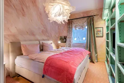 Image de Appartement 'Haus der Malerin Wolke Zwei' avec vue sur la montagne, terrasse partagée et Wi-Fi