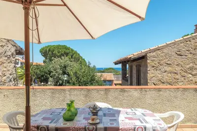 Image de Appartement \"Casa Mare a Baja Sardinia\" avec vue sur mer, terrasse privée et balcon