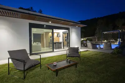 Faos Villa three built in a privileged natural environment