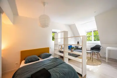 Image de Studio Bleu - Charmant studio à 15km de Lille
