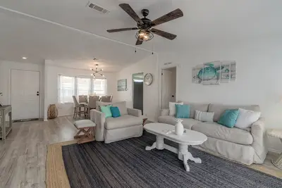 Bright & Spacious Home with Icw access, two community pools and a boat launch.