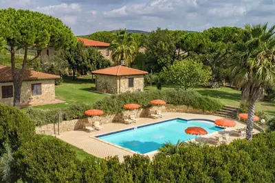 Image de Appartement 'Riccio' avec piscine partagée, Wi-Fi et climatisation