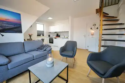 Image de Central, modern apartment for max. 5 people, balcony, parking space, Wlan, quiet location