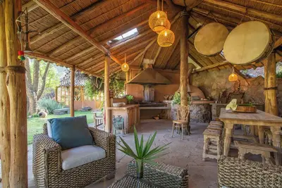 Image de Beautiful house with organic garden sacred valley