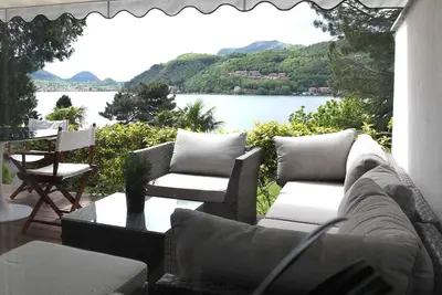 Image de Maison de vacances Morcote pour 1 - 2 personnes avec 1 chambre à coucher - Maison jumelée