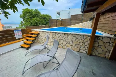 Image de Appartement de vacances Dramalj pour 1 - 6 personnes avec 2 chambres à coucher - Appartement de vaca