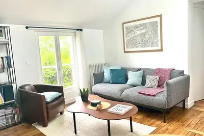 Image de Joli appartement décoré architecte intérieur 3 pièces à 10 mn Paris Montparnasse