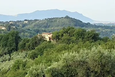 Image de Panoramic stone farmhouse in sabina with communal pool near