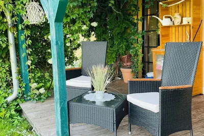 Image de GemĂĽtliches Ferienhaus auf der Weidelandfarm