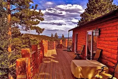 Image de Fawn Haven Cabin Bailey Colorado Huge Deck with View and 1 Acre Fenced Dog Run