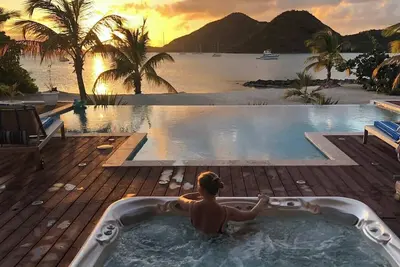 Image de Luxurious Villa Antigua/Hot Tub/Private beach/Pool