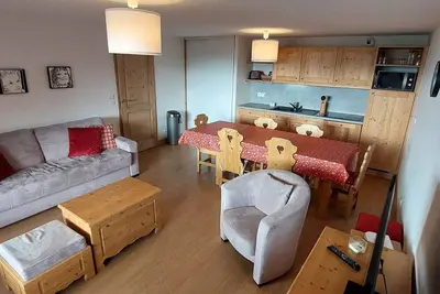 Image de Paradiski bel appartement rénové plan peisey