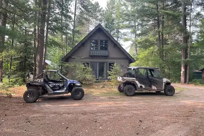 Image de Cozy A-Frame Chalet - on Bike Trail, Utv trail and close to town