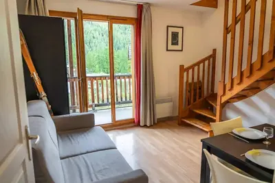 Image de Schöne Duplex mit 2 Schlafzimmern am Fuße der Pisten