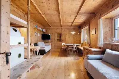 Image de Appartement de vacances 'Bertollhof' avec vue sur les montagnes, jardin partagé et Wi-Fi