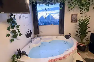 Image de Pyramids Icon5 \/ 5 Minutes from pyramids <br>with an amazing view in jacuzzi