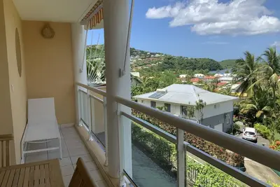 Image de Appartement F2 vue mer Les Trois Ilets Anse à Lane Martinique 400 m Plage