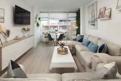 Image de Appartement de vacances \"Mediterráneo\" avec vue sur mer, terrasse privée et climatisation