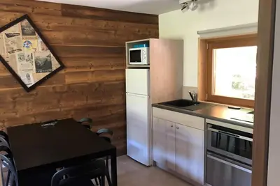 Image de Piscine, sauna, hammam, balcon, parking, télévision, casier à ski, 28m², Saint-Léger-les-Mélèzes