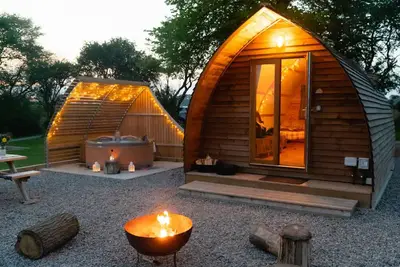 Image de Hot Tub Cabin in North Yorkshire. \n
