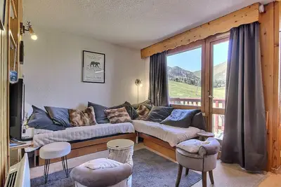 Image de Duplex calme au pied des pistes, balcon et animaux acceptés