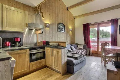 Image de Duplex moderne au pied des pistes pour 6 personnes