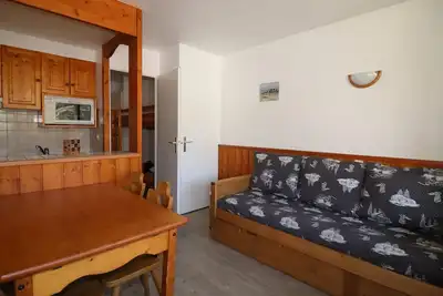 Image de Studio Confortable · Près des pistes et commerces · Balcon Sud · Animaux acceptés