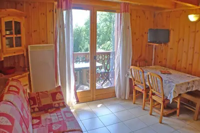 Image de Appartement cosy Ă Morillon pour 6 pers, balcon, lave-vaisselle, machine Ă laver