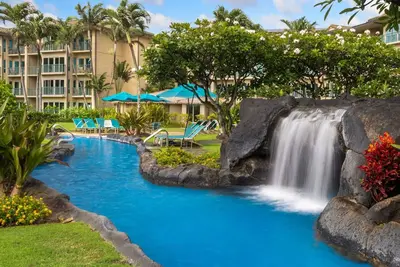 Image de Waipouli Beach Resort, Luxurious Oceanfront Condo + A/C