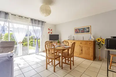 Image de Appartement 'La Mouette St Philibert 3 Étoiles' avec Terrasse et Jardin Privés, Wi-Fi