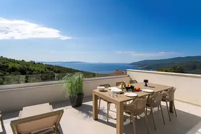 Appartement Dora Mar avec vue spectaculaire sur la mer