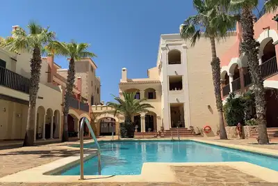 Image de Beautiful, newly decorated penthouse in front of small fishing harbour