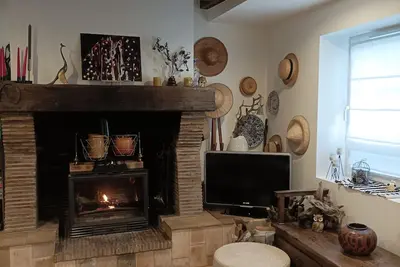 Image de Chaumière avec sa toiture en chaume
