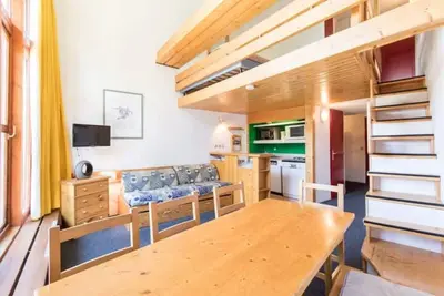 Image de Duplex 8 personnes avec mezzanine - Accès pistes à 2 pas (Ménage & linge inclus)