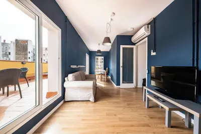 Image de Magnifique penthouse 3 chambres avec terrasse, à proximité de la gare de Sants