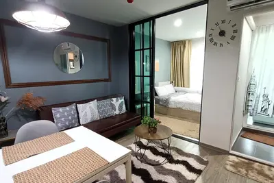 Image de Bts Bangchak Serenity: High-Speed Wi-Fi, Free Pool & Gym, Hbo, Washer, Kitchen