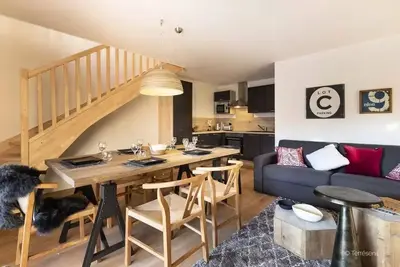 Image de Ferienwohnung 3 Zimmer Kabine Duplex 6/8 Personen Blick auf den Berg