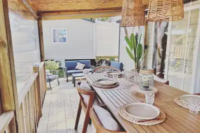 Image de Notre bulle du Ferret - Location bungalow haut de gamme spacieux