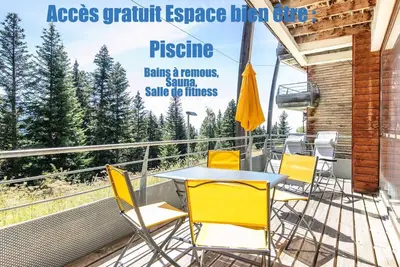 Appt lumineux 6 pers, grande terrasse