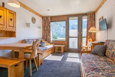 Image de Duplex 5 pers avec balcon et Wifi au centre d'Avoriaz