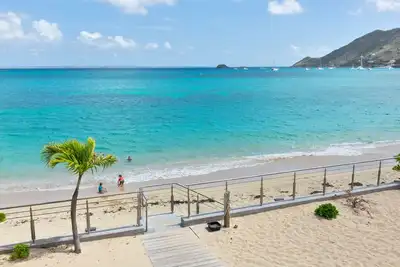 Image de Studio vue Mer premier étage situé au cœur de Grand Case Résidence Bleu Marine