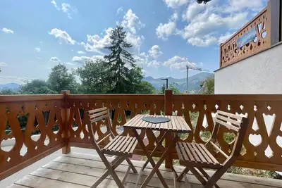 Image de Chalet moderne 4 pers avec terrasse, mezzanine et parking