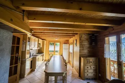 Image de Chalet, à 300m des pistes de ski, balcon, 98m², Châtel