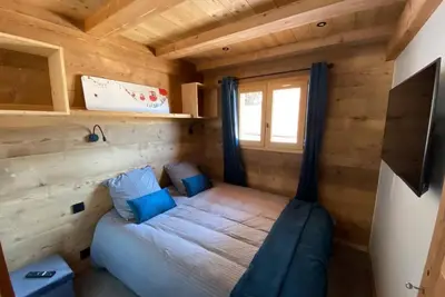 Image de 300m du centre station, terrasse, parking, télévision, casier à ski, 57m², Châtel