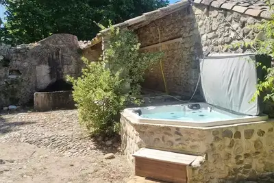 Mas provençal pour 13 pers avec son jacuzzi et son parc de 5000m2 à Sisteron 04
