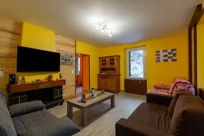 Image de Maison de vacances 'Le Bouquetin' avec vue sur montagne, terrasse privée et balcon