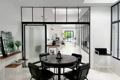 Image de Maison loft, piscine & jardin