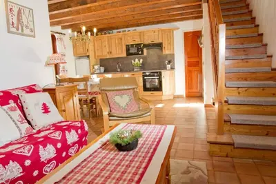Image de Appartement sur 2 niveaux, 3 pièces avec Wi-Fi et parking à Saint-Chaffrey, 6 personnes